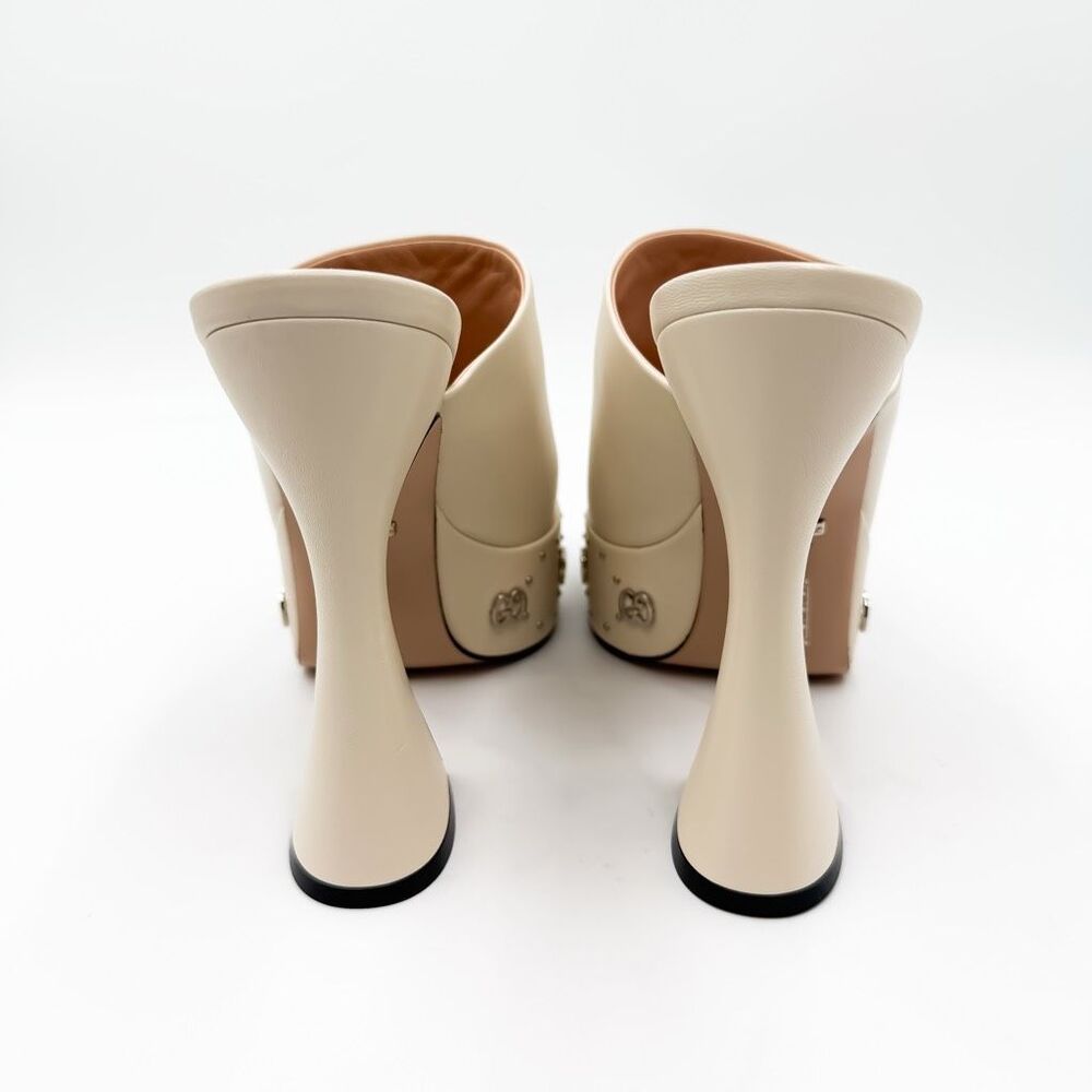 Gucci GG Janaya Platform Mules Monogram Sandals EU 39.5 US 9.5 - Picture 5 of 11